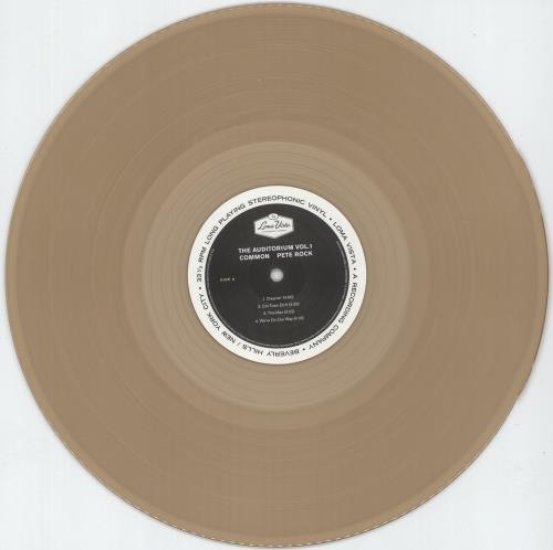 Common The Auditorium Vol. 1 - Tan Vinyl 2-LP vinyl record set (Double LP Album) UK OMM2LTH887674