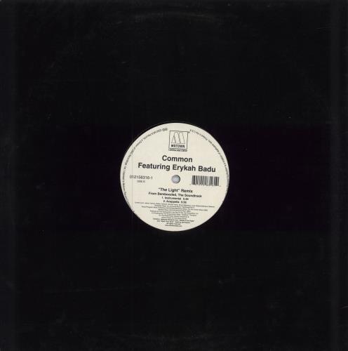 Common The Light (Remix) 12" vinyl single (12 inch record / Maxi-single) US OMM12TH783627