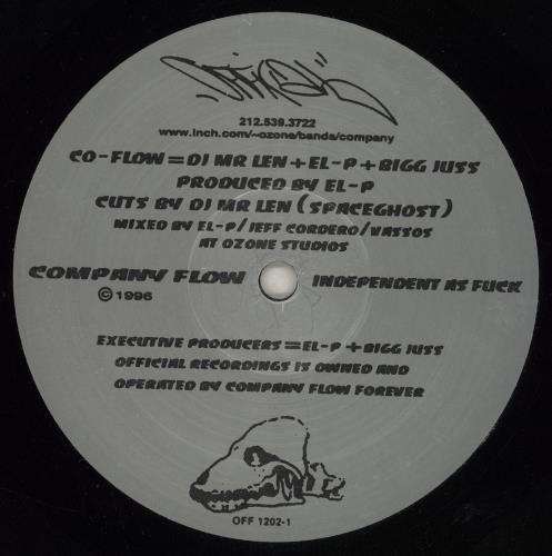 Company Flow Infokill / Population Control 12" vinyl single (12 inch record / Maxi-single) US Q6712IN755614