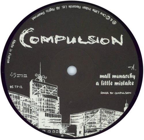 Compulsion Mall Monarchy + Poster 12" vinyl single (12 inch record / Maxi-single) UK ULS12MA645100