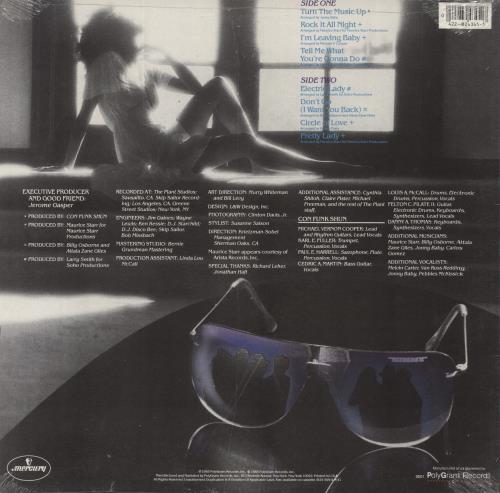 Con Funk Shun Electric Lady vinyl LP album (LP record) US CNKLPEL808015