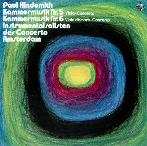 Concerto Amsterdam Hindemith: Kammermusik No. 5 & 6 vinyl LP album (LP record) German 1SQLPHI483054