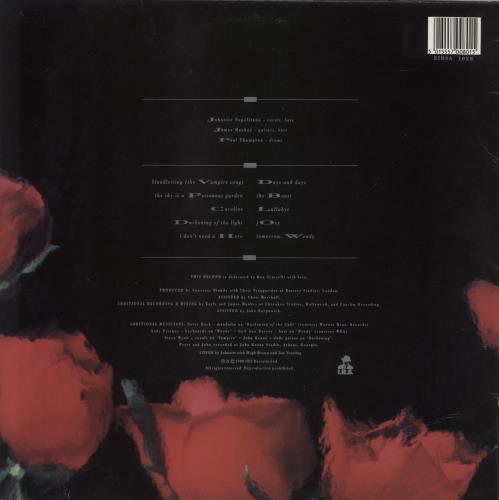 Concrete Blonde Bloodletting - VG vinyl LP album (LP record) UK CONLPBL865472