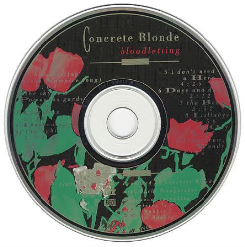 Concrete Blonde Bloodletting CD album (CDLP) UK CONCDBL375293
