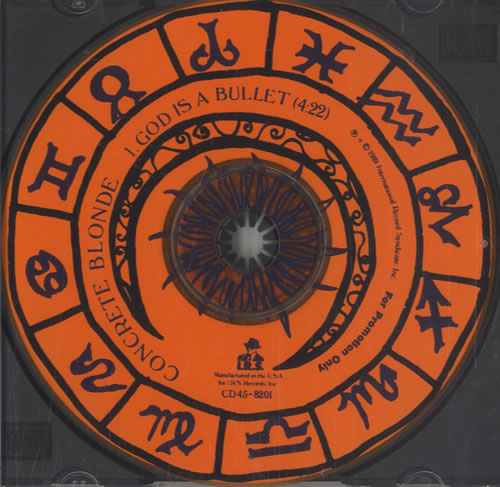 Concrete Blonde God Is A Bullet CD single (CD5 / 5") US CONC5GO472038