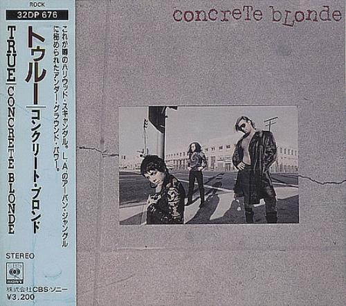 Concrete Blonde True CD album (CDLP) Japanese CONCDTR392507