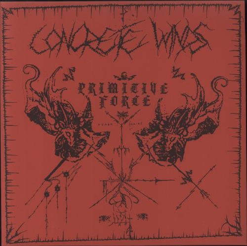 Concrete Winds Primitive Force - Red Cover vinyl LP album (LP record) German 6OWLPPR825140
