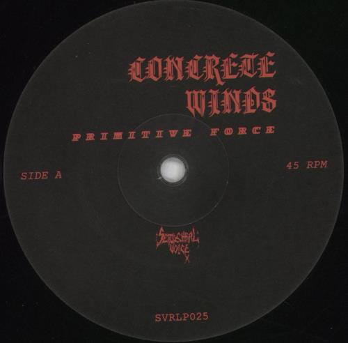 Concrete Winds Primitive Force - Red Cover vinyl LP album (LP record) German 6OWLPPR825140