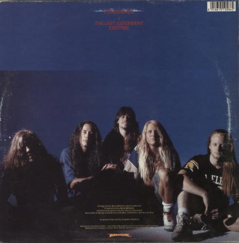 Confessor Condemned - Stickered 12" vinyl single (12 inch record / Maxi-single) UK 59N12CO816275
