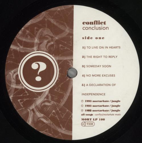 Conflict Conclusion vinyl LP album (LP record) UK CN7LPCO857367