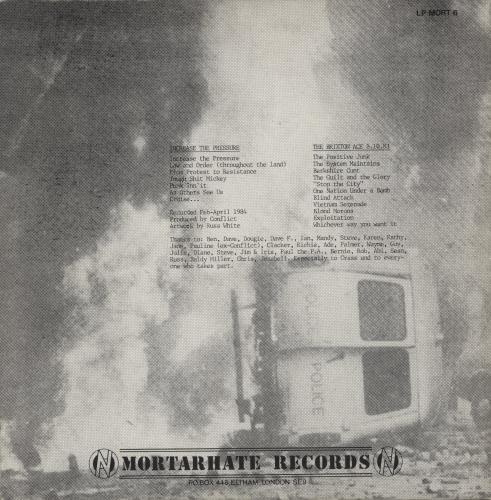 Conflict Increase The Pressure vinyl LP album (LP record) UK CN7LPIN659386