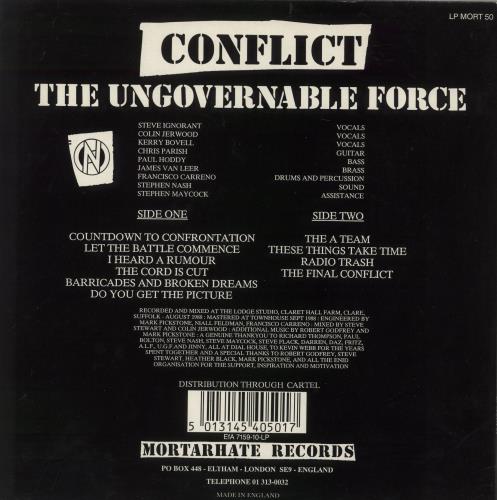 Conflict The Final Conflict vinyl LP album (LP record) UK CN7LPTH590962