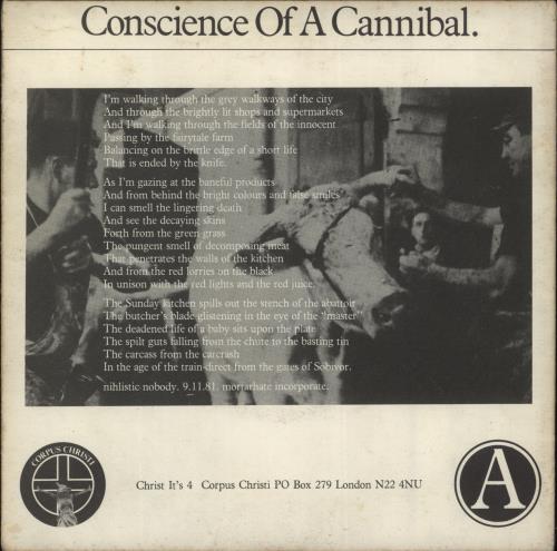 Conflict To A Nation Of Animal Lovers 7" vinyl single (7 inch record / 45) UK CN707TO659297