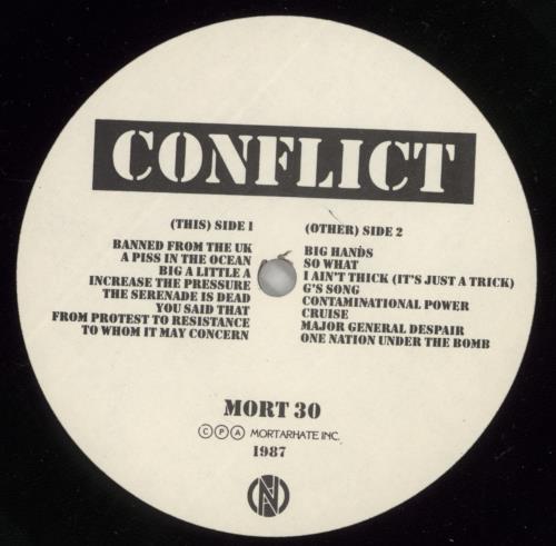 Conflict Turning Rebellion Into Money + Insert 2-LP vinyl record set (Double LP Album) UK CN72LTU533194