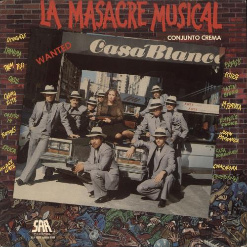 Conjunto Crema La Masacre Musical vinyl LP album (LP record) US 1PYLPLA747799