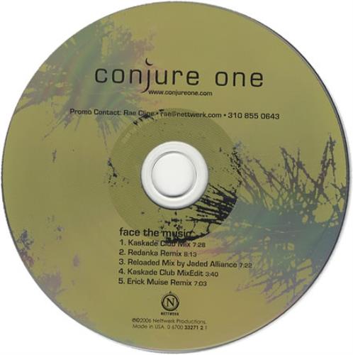 Conjure One Face The Music CD single (CD5 / 5") US CNJC5FA410087
