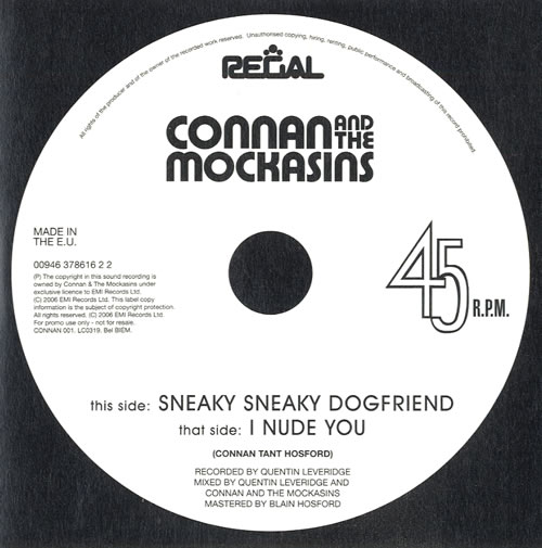 Connan Mockasin Sneaky Sneaky Dogfriend CD single (CD5 / 5") UK C01C5SN554839