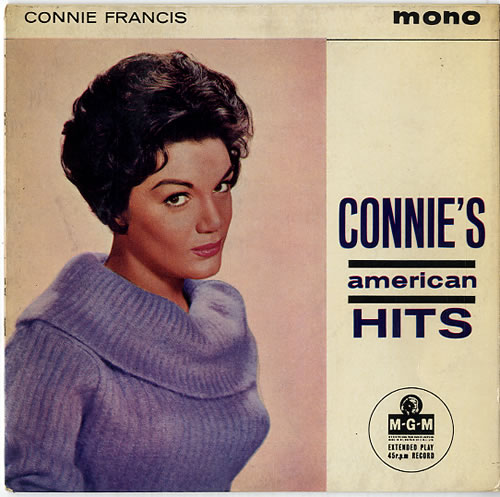 Connie Francis Connie's American Hits EP 7" vinyl single (7 inch record / 45) UK CNF07CO613183