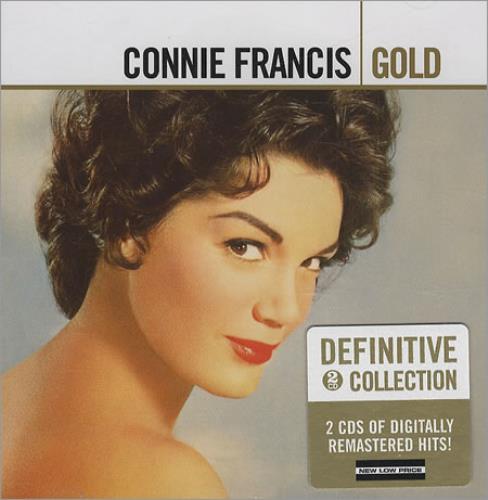 Connie Francis Gold 2 CD album set (Double CD) UK CNF2CGO397768