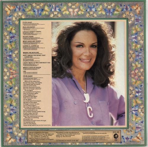 Connie Francis I'm Me Again vinyl LP album (LP record) UK CNFLPIM712187