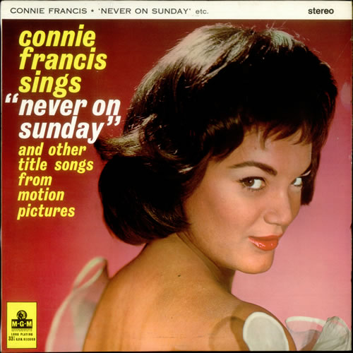 Connie Francis Never On Sunday vinyl LP album (LP record) UK CNFLPNE534920