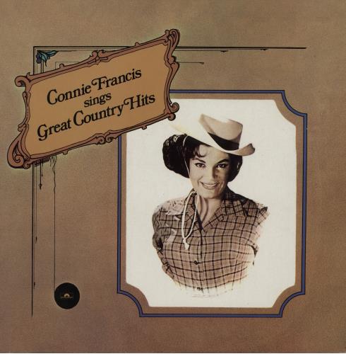 Connie Francis Sings Great Country Hits vinyl LP album (LP record) UK CNFLPSI750630