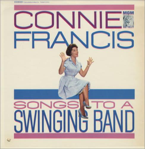 Connie Francis Songs To A Swinging Band vinyl LP album (LP record) US CNFLPSO390889