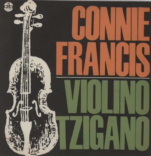 Connie Francis Violino Tzigano + Sleeve 7" vinyl single (7 inch record / 45) Italian CNF07VI755372