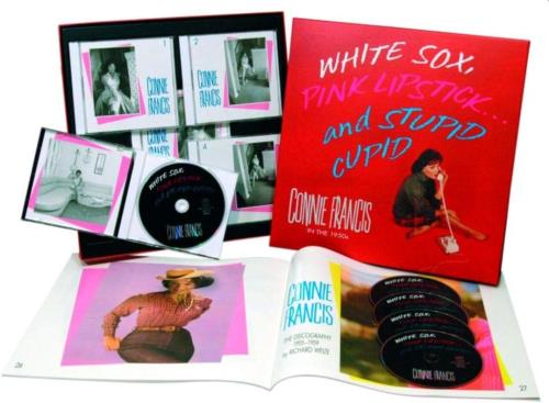 Connie Francis White Sox, Pink Lipstick...And Stupid Cupid CD Album Box Set German CNFDXWH833832