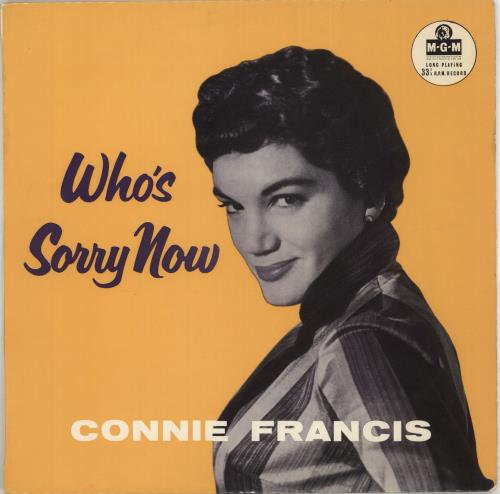 Connie Francis Who's Sorry Now - VG 10" vinyl single (10 inch record) UK CNF10WH712222