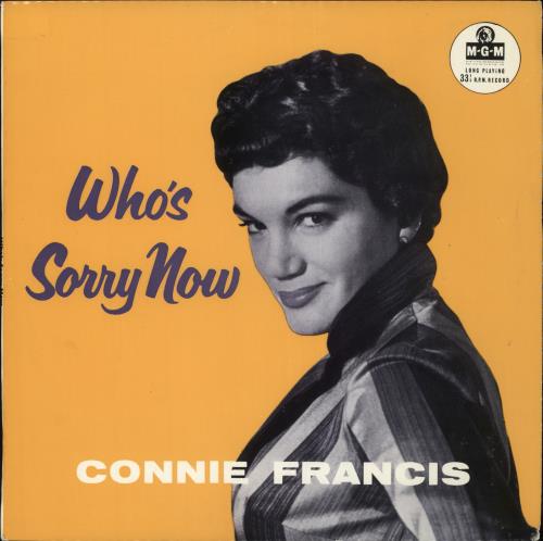 Connie Francis Who's Sorry Now 10" vinyl single (10 inch record) UK CNF10WH544217