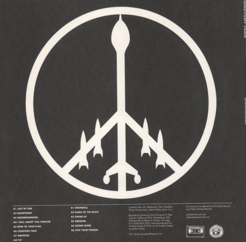 Constant Fear Dronekill vinyl LP album (LP record) US 9YOLPDR877913