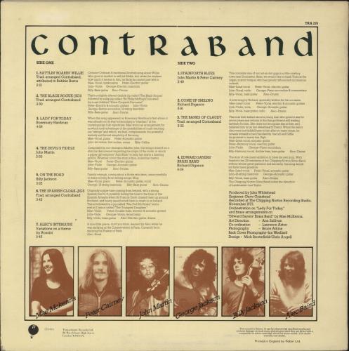 Contraband (Folk) Contraband vinyl LP album (LP record) UK CNBLPCO264311