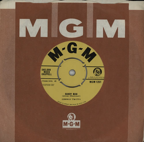 Conway Twitty Handy Man 7" vinyl single (7 inch record / 45) UK CDZ07HA571361