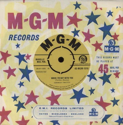 Conway Twitty Hey Little Lucy! 7" vinyl single (7 inch record / 45) UK CDZ07HE571437