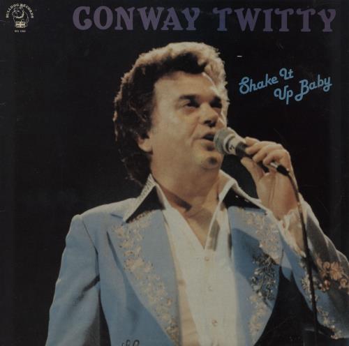 Conway Twitty Shake It Up Baby vinyl LP album (LP record) UK CDZLPSH753346
