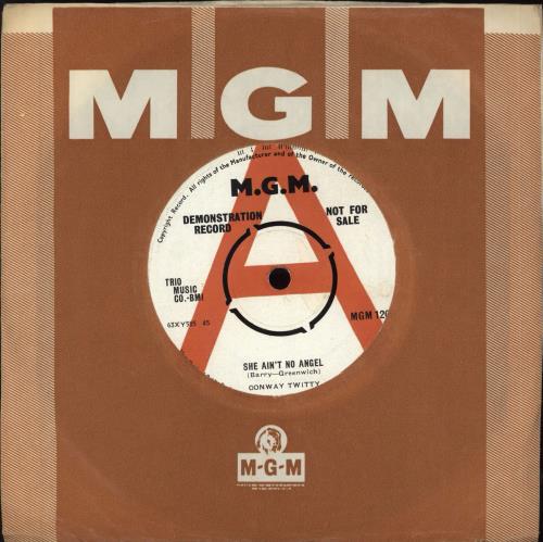Conway Twitty She Ain't No Angel 7" vinyl single (7 inch record / 45) UK CDZ07SH708003