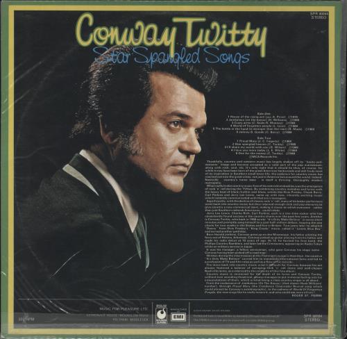 Conway Twitty Star Spangled Songs vinyl LP album (LP record) UK CDZLPST457571