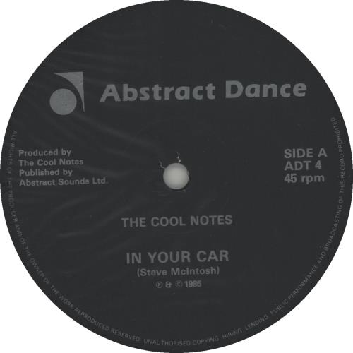 Cool Notes In Your Car 12" vinyl single (12 inch record / Maxi-single) UK NLO12IN661846
