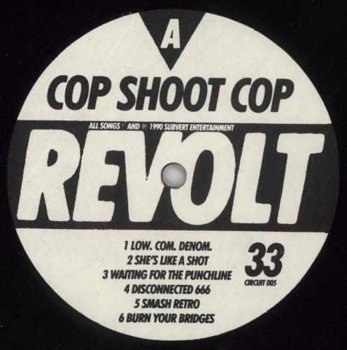 Cop Shoot Cop Consumer Revolt vinyl LP album (LP record) US CP1LPCO443367