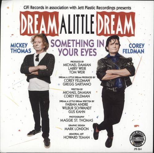 Corey Feldman Dream A Little Dream - White Vinyl 7" vinyl single (7 inch record / 45) US -S307DR883483