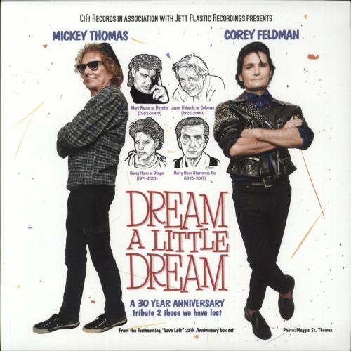 Corey Feldman Dream A Little Dream - White Vinyl 7" vinyl single (7 inch record / 45) US -S307DR883483