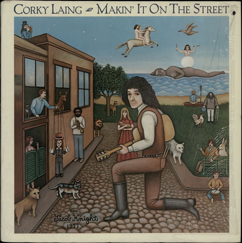 Corky Laing Makin' It On The Streets vinyl LP album (LP record) US D8-LPMA565611