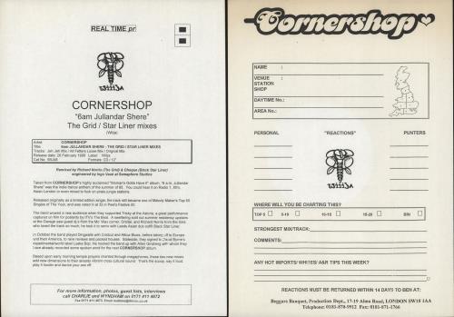 Cornershop 6am Jullander Shere 12" vinyl single (12 inch record / Maxi-single) UK CNP12AM101949
