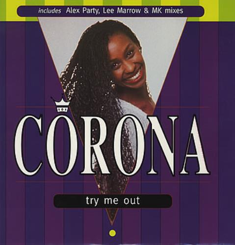Corona Try Me Out 12" vinyl single (12 inch record / Maxi-single) UK CNA12TR372926