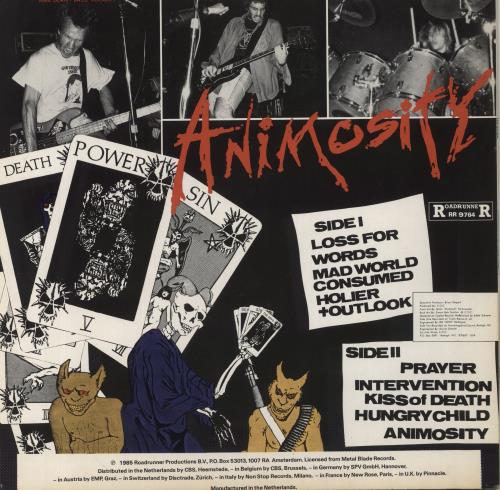 Corrosion Of Conformity Animosity vinyl LP album (LP record) Dutch CRNLPAN606820