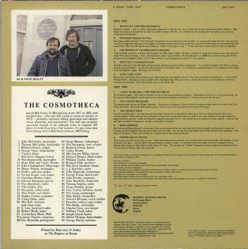 Cosmotheka A Good Turn-Out vinyl LP album (LP record) UK I78LPAG691950
