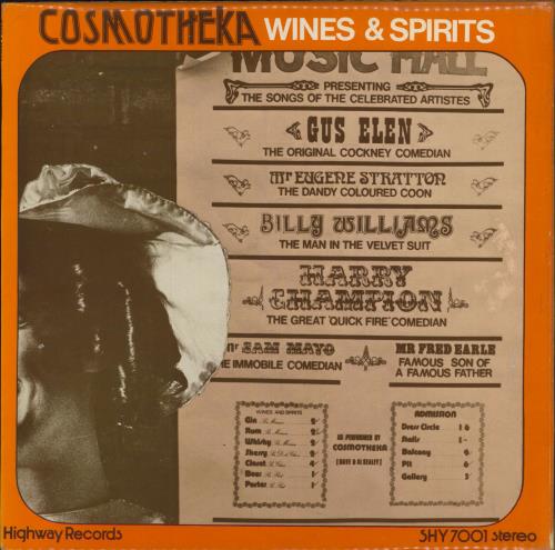Cosmotheka Wines And Spirits - 1st vinyl LP album (LP record) UK I78LPWI797390
