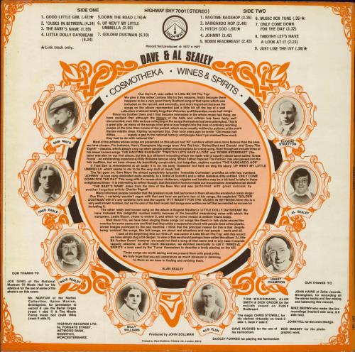 Cosmotheka Wines And Spirits - 1st vinyl LP album (LP record) UK I78LPWI797390