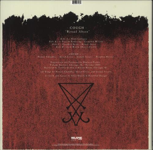 Cough Ritual Abuse - Grey Marble Vinyl 2-LP vinyl record set (Double LP Album) US 7R62LRI868014